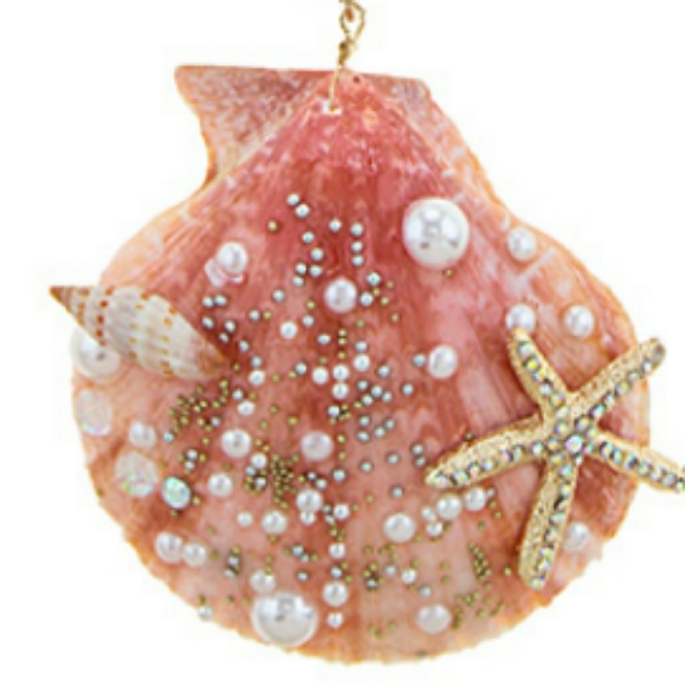 Pink shell pendant necklace set - Picture 5 of 5